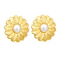 Wholesale Floral Pearl Earrings Elegant Romance