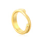 Bulk 18K Gold Plated Modern Spiral Open Ring