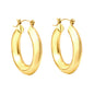 Wholesale Simple Gold Hoop Earrings for Fashion Distributors