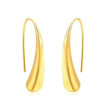 Wholesale Long Arc Earrings Fluid Minimalist