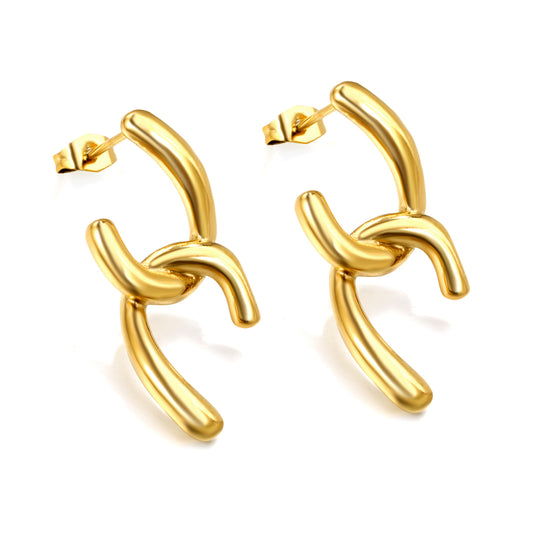 Wholesale Chain Link Earrings Modern Aesthetic