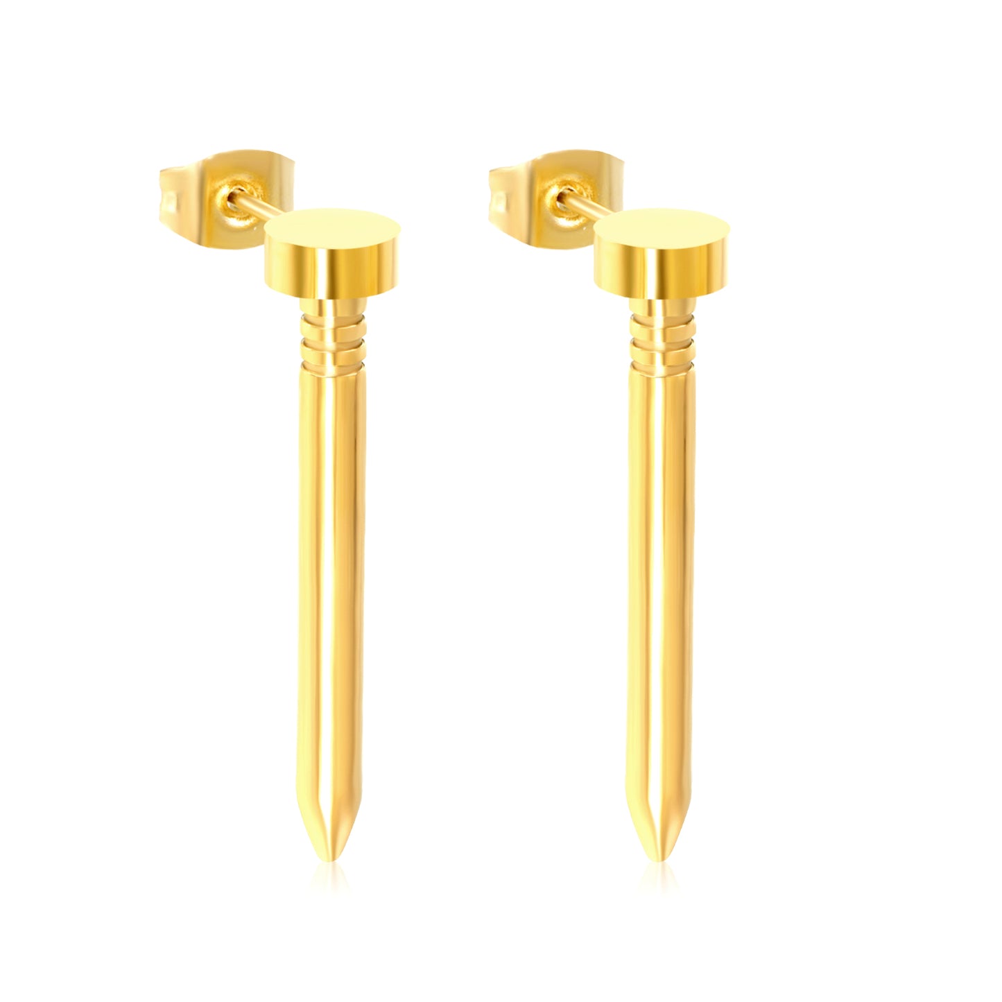 Bulk Spiral Stud Earrings Smooth Design