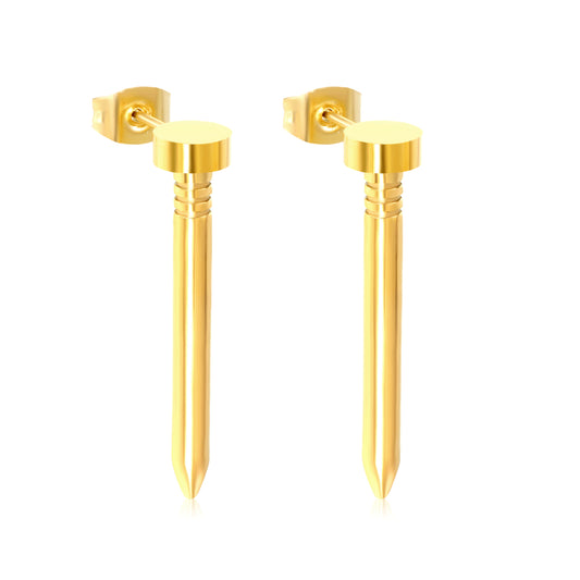 Bulk Spiral Stud Earrings Smooth Design