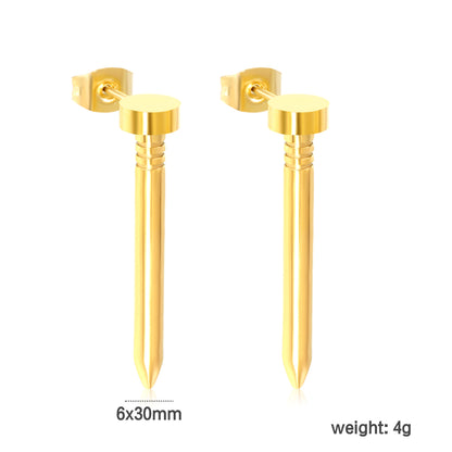 Bulk Spiral Stud Earrings Smooth Design