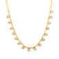Wholesale Stainless Steel Contemporary Zircon Bead Chain Necklace