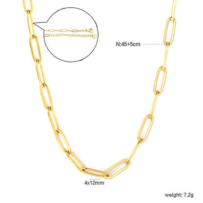 Bulk 18K Gold Plated Modern Long Flat Cross Charm Necklace