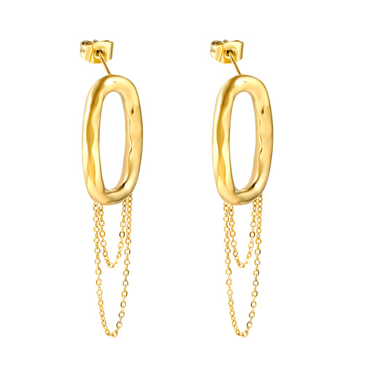 Wholesale Teardrop Shaped Stud Earrings Elegant Minimalist