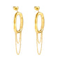 Wholesale Teardrop Shaped Stud Earrings Elegant Minimalist