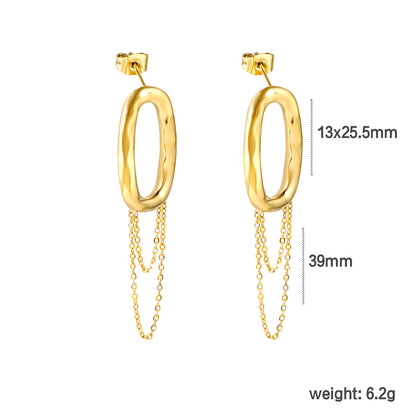Wholesale Teardrop Shaped Stud Earrings Elegant Minimalist