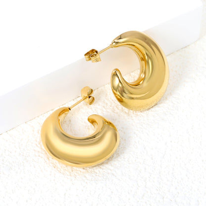 Wholesale Accented Gold Hoop Earrings for Jewelry Vendors