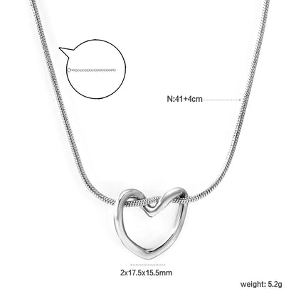 Wholesale Stainless Steel Fine Chain Necklace Minimalist Style