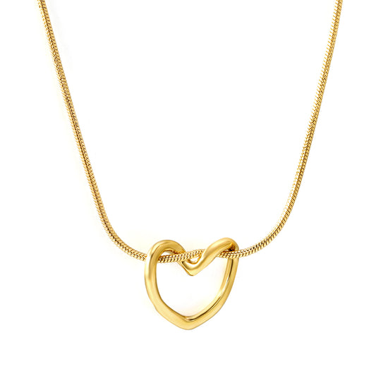 Wholesale Stainless Steel Fine Chain Necklace Minimalist Style