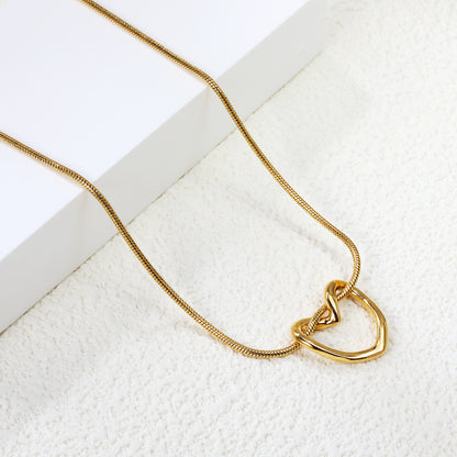 Wholesale Stainless Steel Fine Chain Necklace Minimalist Style