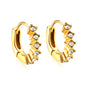 Wholesale Complex Diamond - Set Gold Earrings for Jewelry Vendors