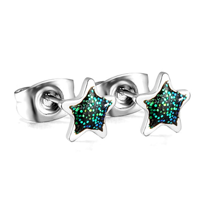 Wholesale 18K Gold Special Star Earrings Sparkling Design Fast Production