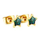 Wholesale 18K Gold Special Star Earrings Sparkling Design Fast Production