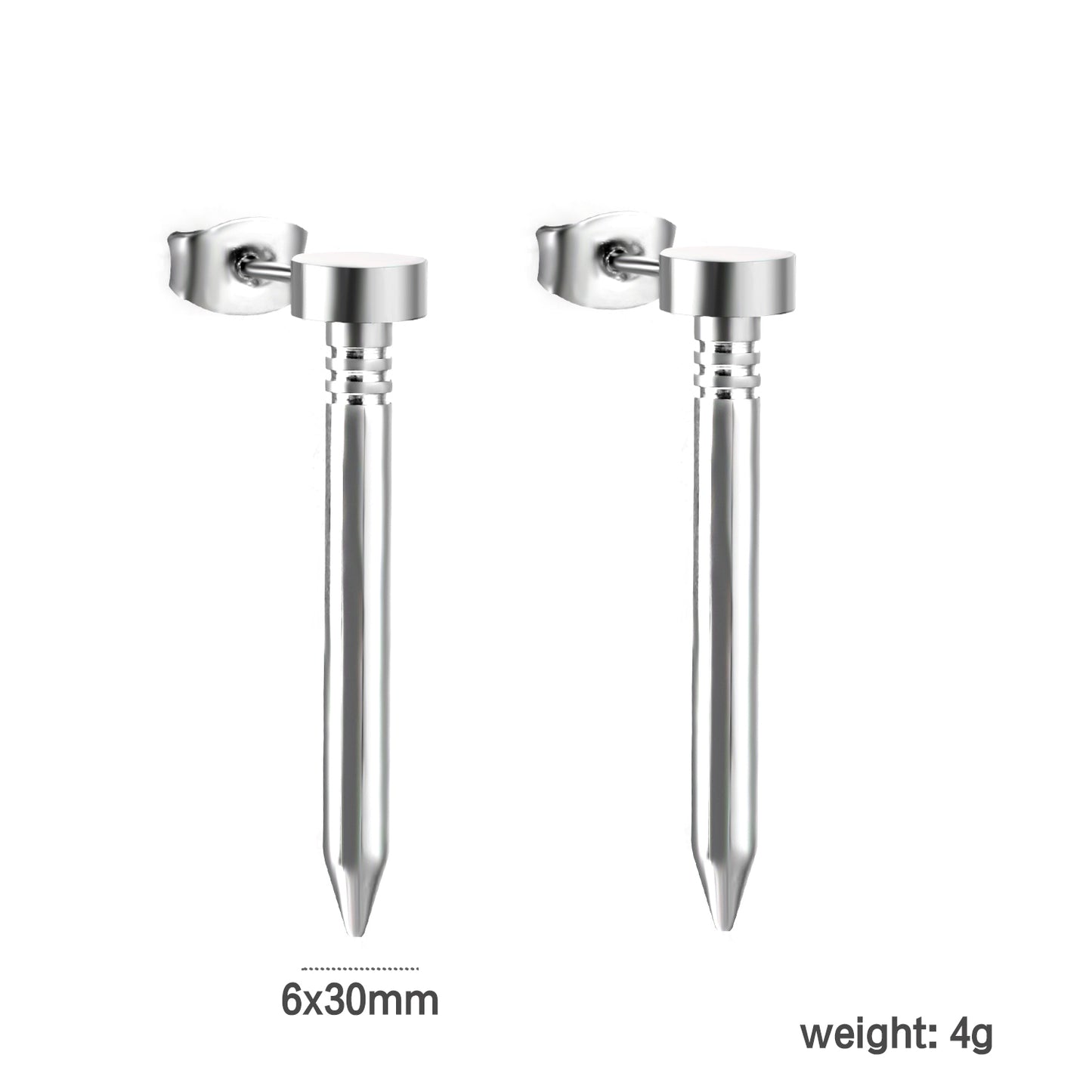 Bulk Spiral Stud Earrings Smooth Design
