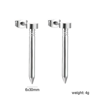Bulk Spiral Stud Earrings Smooth Design