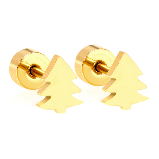 Wholesale 18K Gold Basketball Stud Earrings Athletic Design