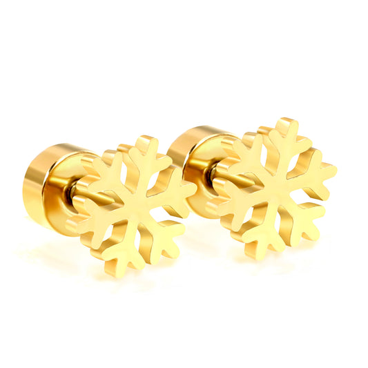 Wholesale 18K Gold Volleyball Stud Earrings Sporty Style
