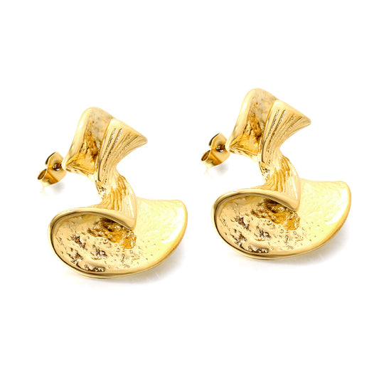 Wholesale Textured Earrings Vintage Feel
