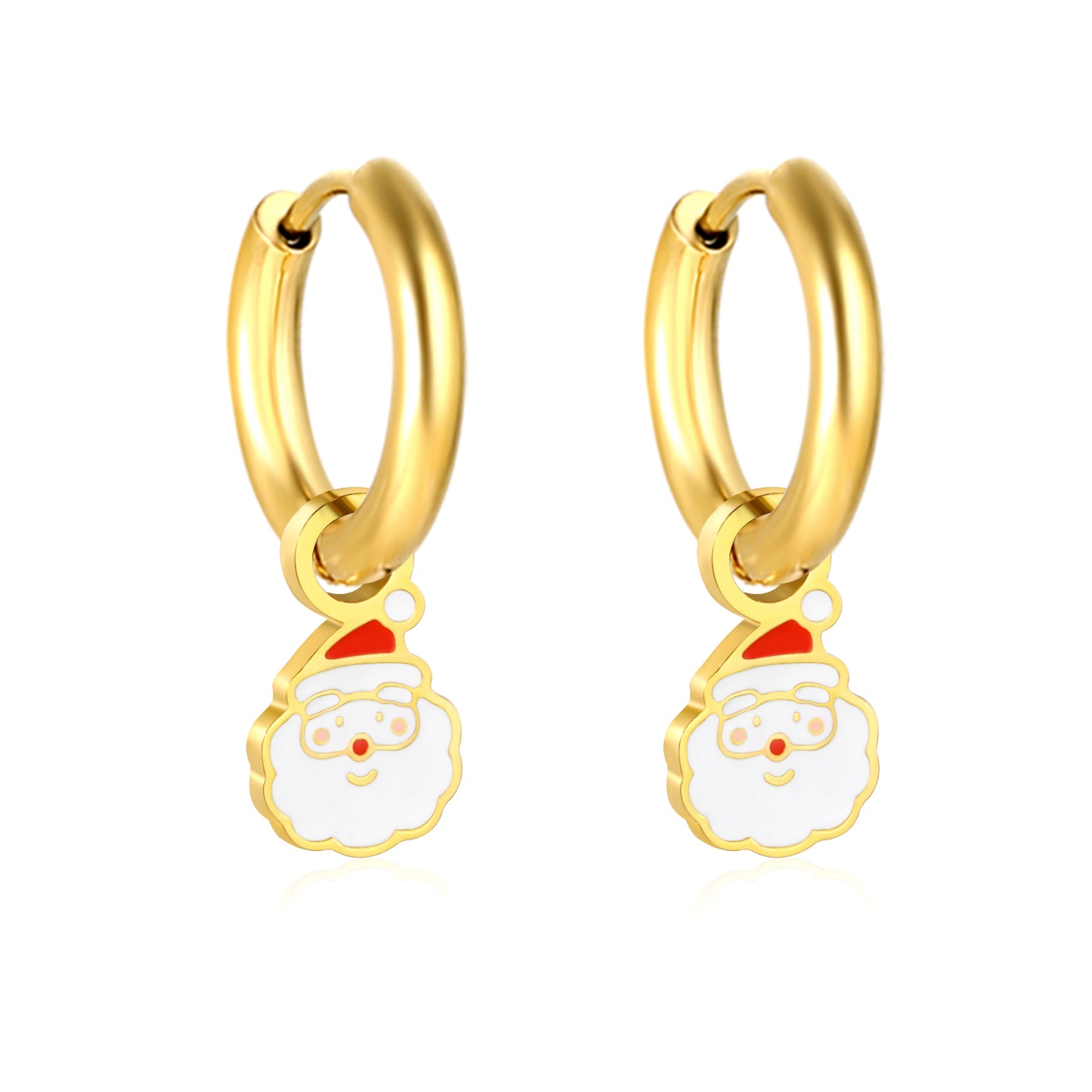 Wholesale Christmas Hoop Earrings Holiday Cheer