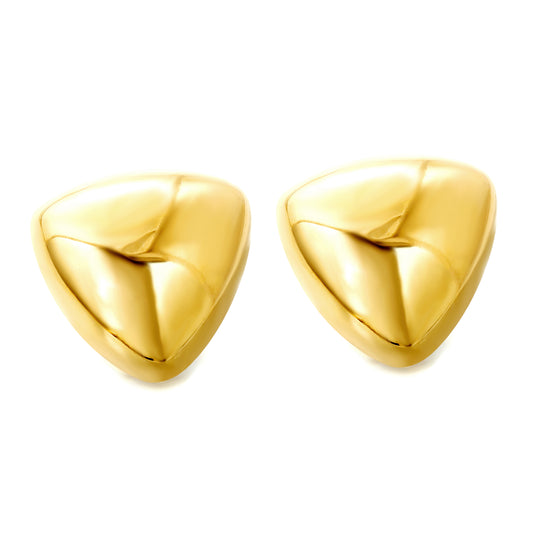 Wholesale Stainless Steel Triangle Pierced Earrings