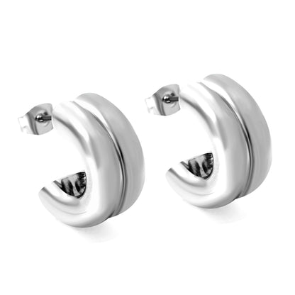 Wholesale Pink Heart Hoop Earrings Chic Look