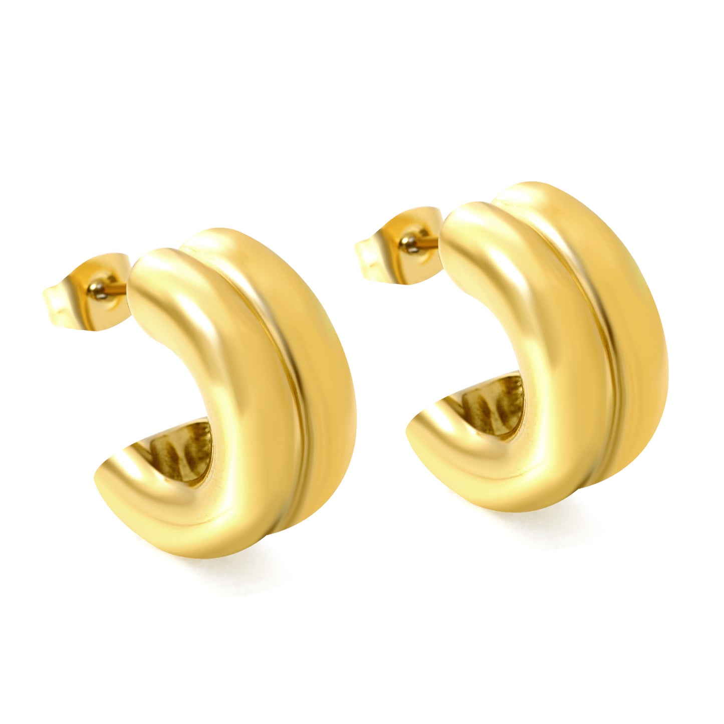 Wholesale Pink Heart Hoop Earrings Chic Look