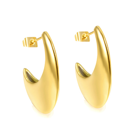 Bulk Moon Shaped Earrings Minimalist Design