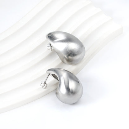 Bulk Teardrop Gold Earrings Streamlined Design