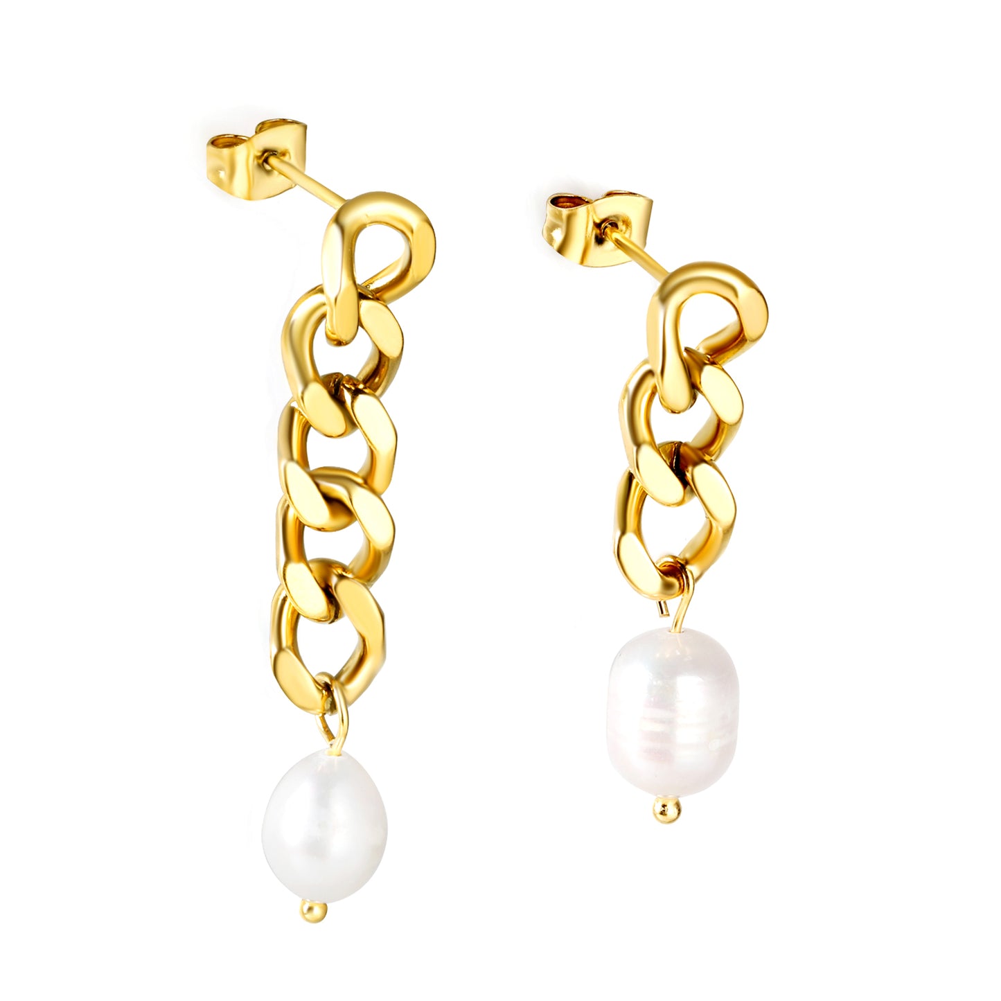 Wholesale Chain Pearl Earrings Urban Chic