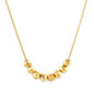 Wholesale Gold toned Stainless Steel Gold Round Link Chain Necklace Retro Style