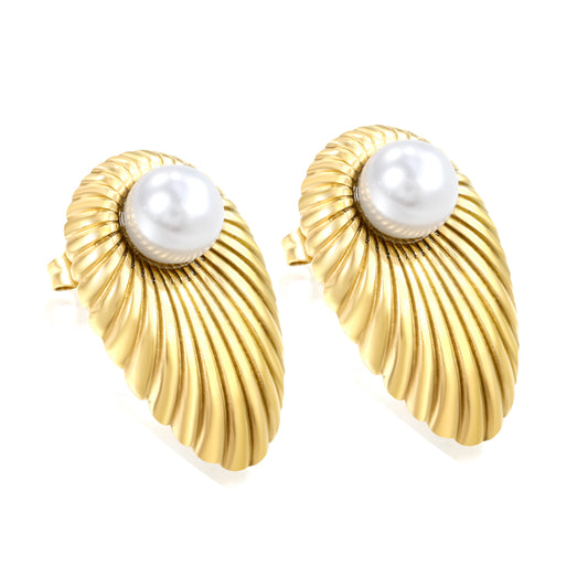 Wholesale Shell Pearl Earrings Ocean Breeze