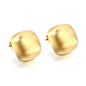 Wholesale Stainless Steel Rounded Square Earrings