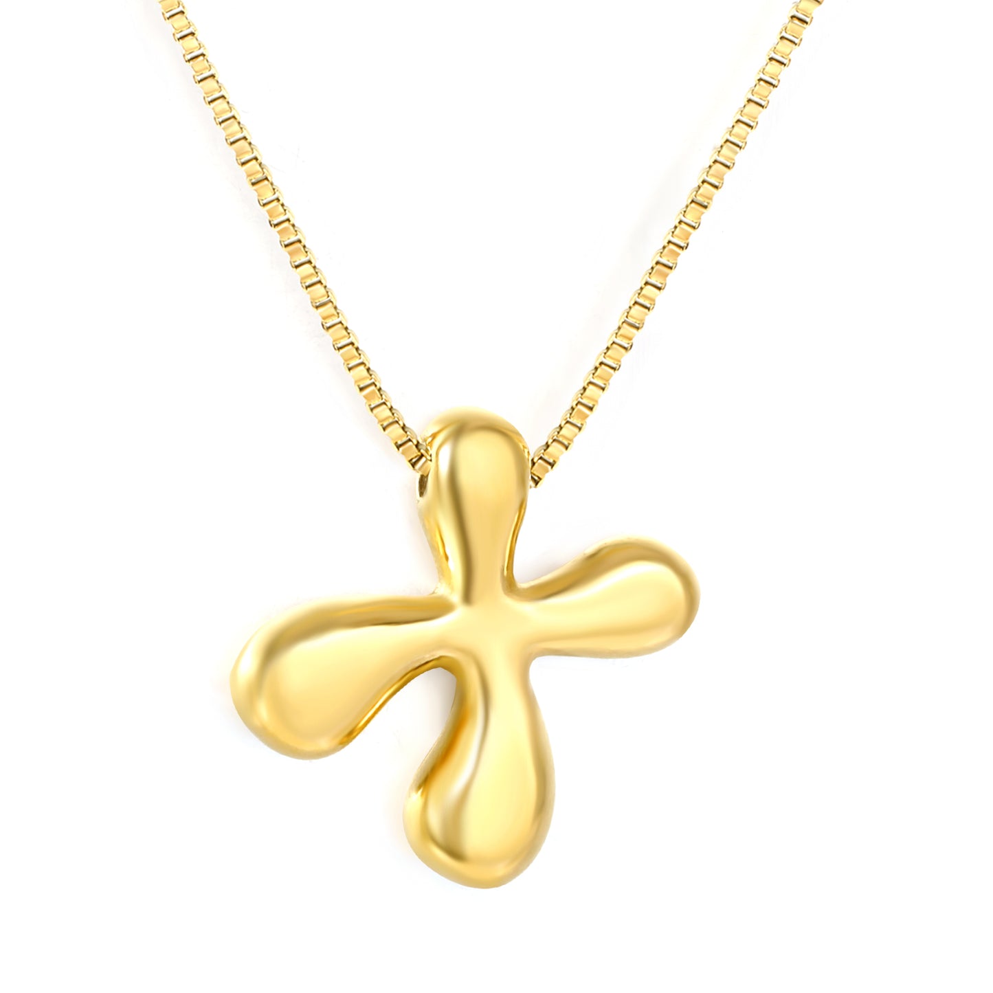Wholesale Waterproof PVD 26 Initial Letter Necklace Series (Pearl/Solid)