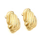Wholesale Stainless Steel Shaped Pattern Stud Earrings Modern Look