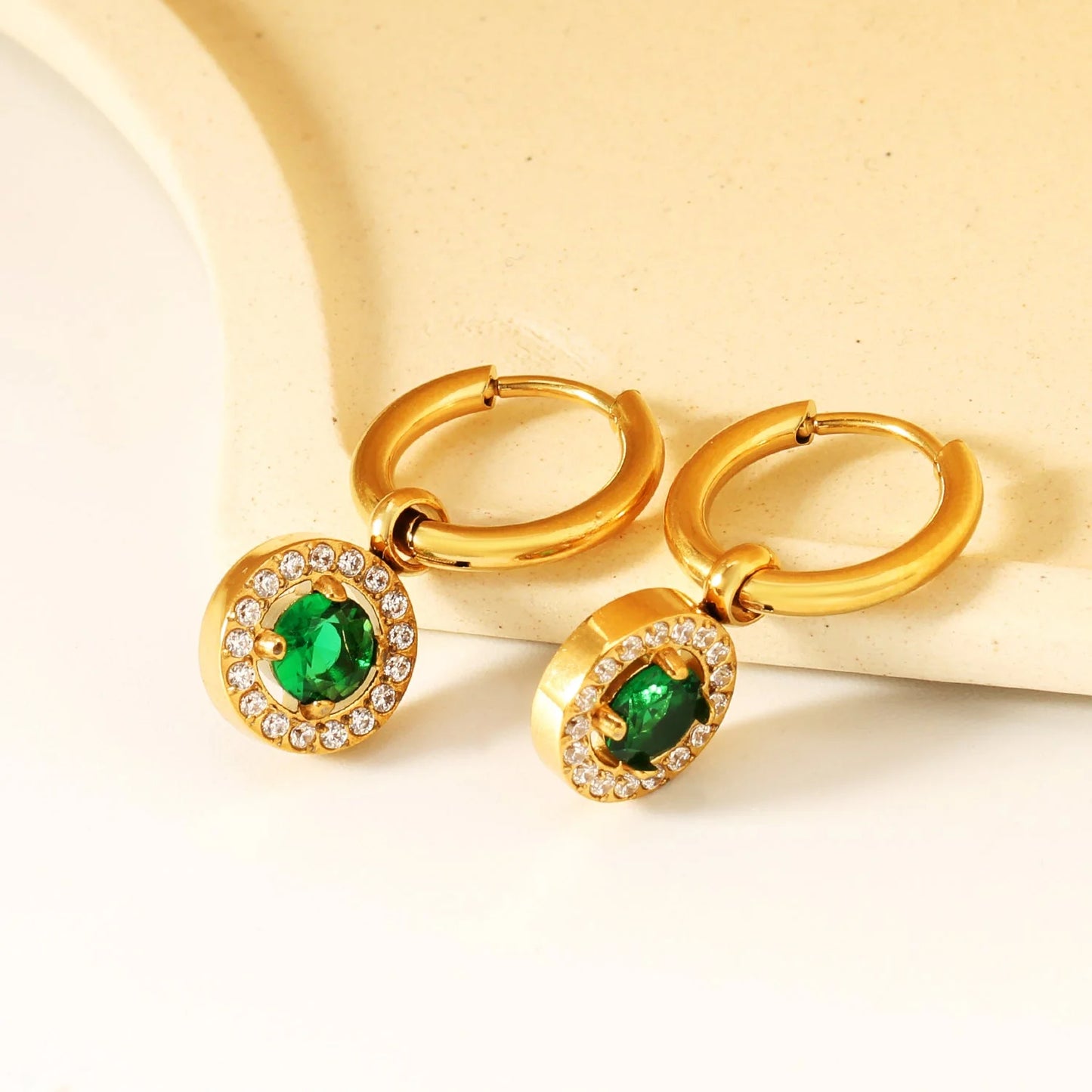 Hypoallergenic 304L Stainless Steel Zircon Earrings | Everyday Luxury