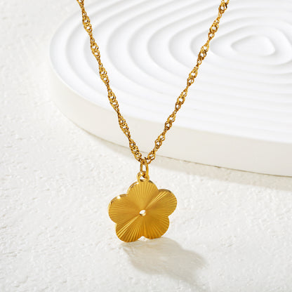 304L Stainless Steel Lucky Clover Pendant Necklace Bulk Supplier