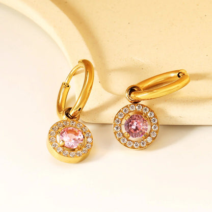 Hypoallergenic 304L Stainless Steel Zircon Earrings | Everyday Luxury