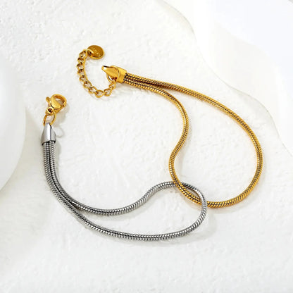 Minimalist 304L Stainless Steel Snake Bracelet | Daily Essentials
