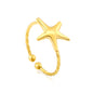 Summer 304L Stainless Steel Starfish Ring | Waterproof Beach Jewelry