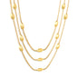 Minimalist 304L Stainless Steel Long Layered Necklace