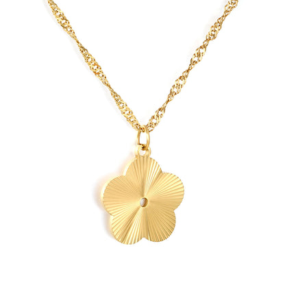 304L Stainless Steel Lucky Clover Pendant Necklace Bulk Supplier