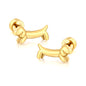 Waterproof Stainless Steel Dog Earrings | Cute Dachshund Studs