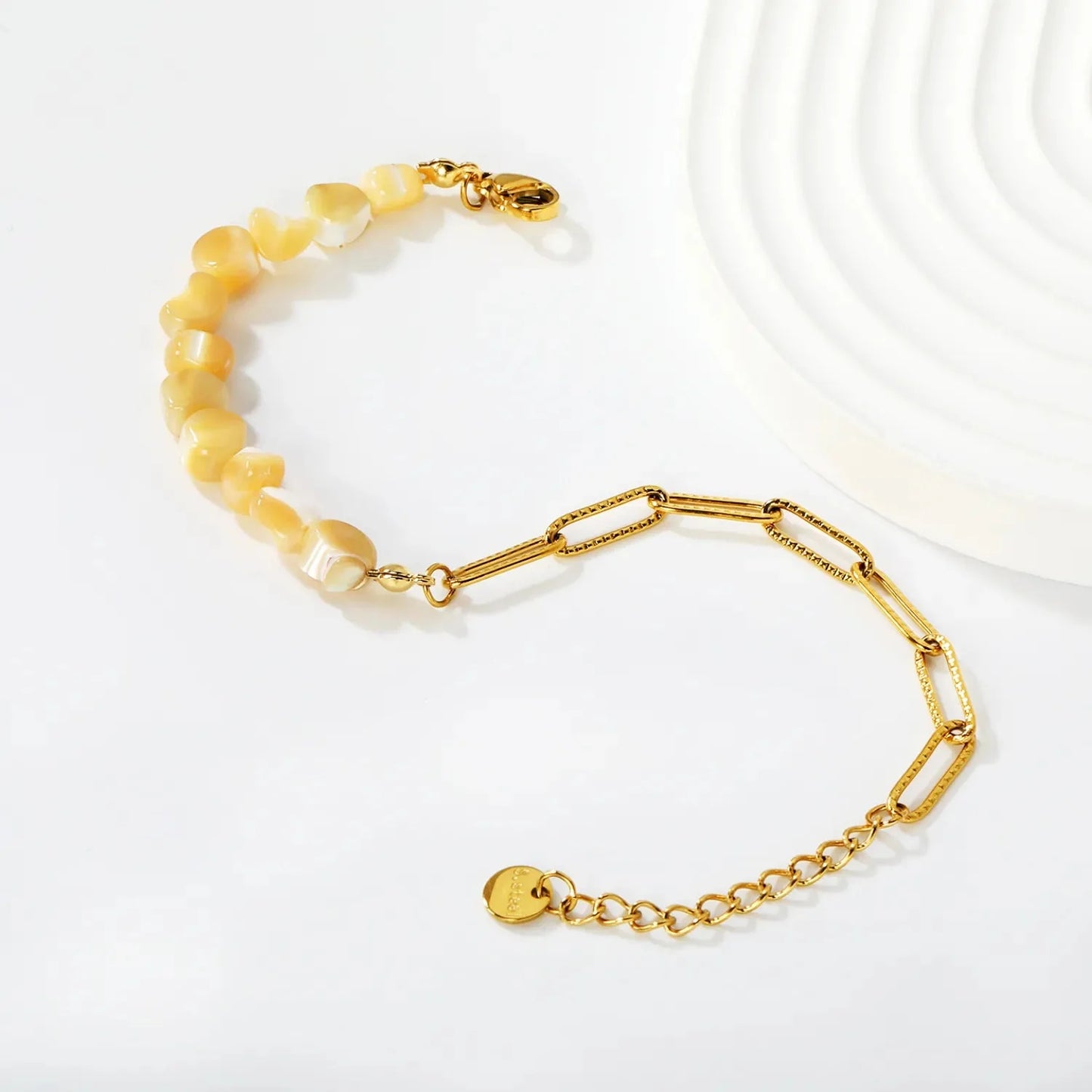 304L Stainless Steel Spliced Stone Bracelet Manufacturer Supply