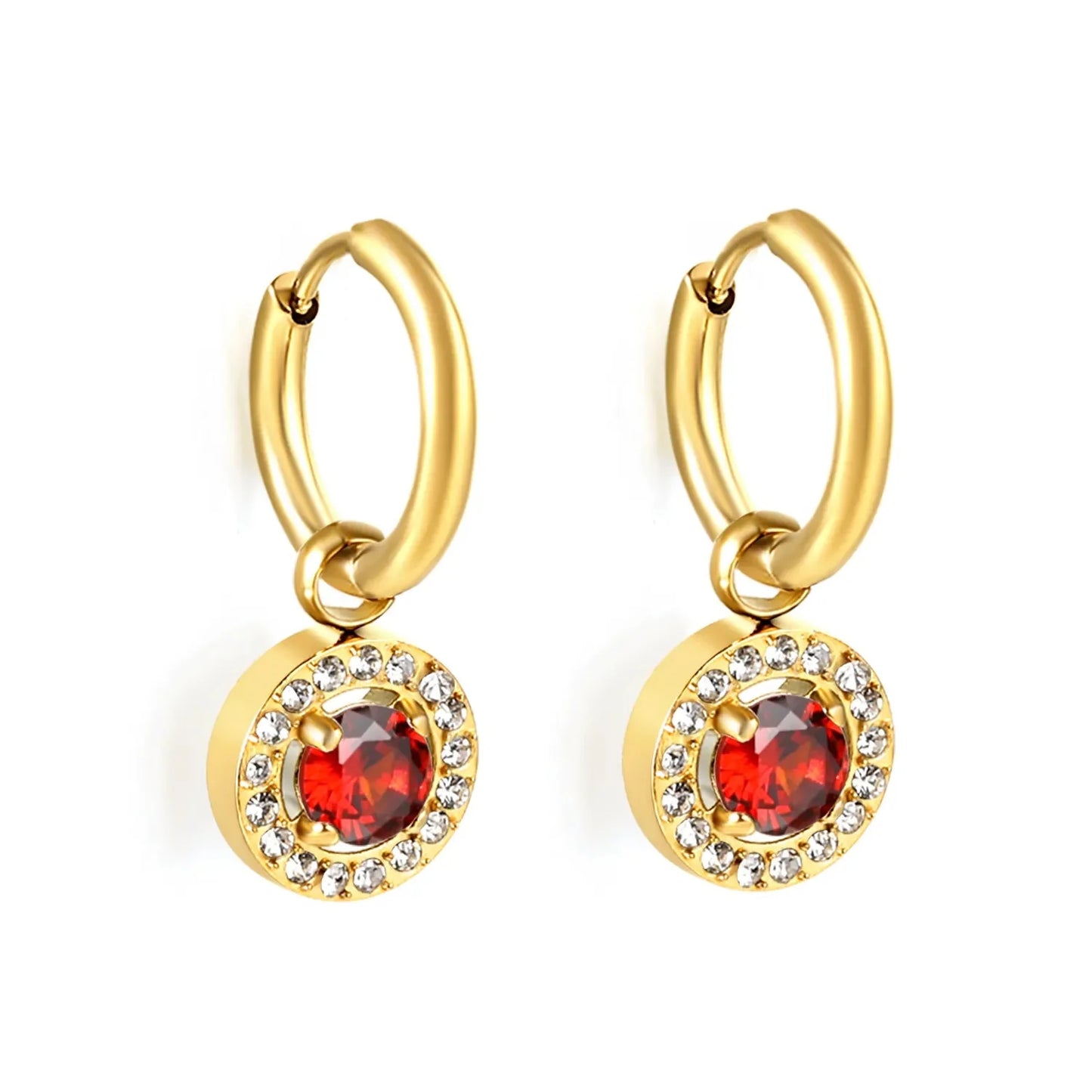 Hypoallergenic 304L Stainless Steel Zircon Earrings | Everyday Luxury