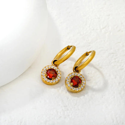 Hypoallergenic 304L Stainless Steel Zircon Earrings | Everyday Luxury