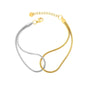 Minimalist 304L Stainless Steel Snake Bracelet | Daily Essentials