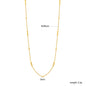 Wholesale Waterproof PVD Gold Star Accent Clavicle Necklace Multi-Length